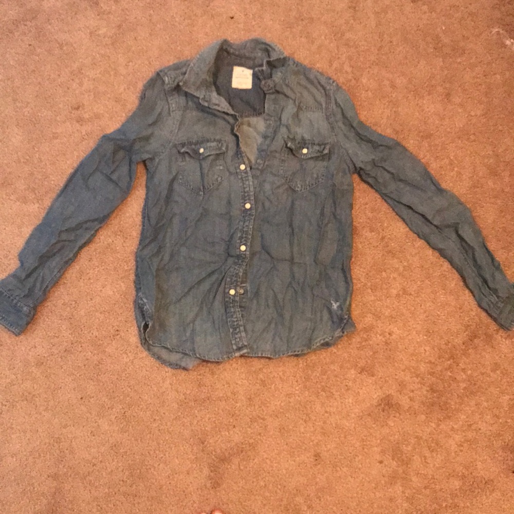 Blue jean shirt